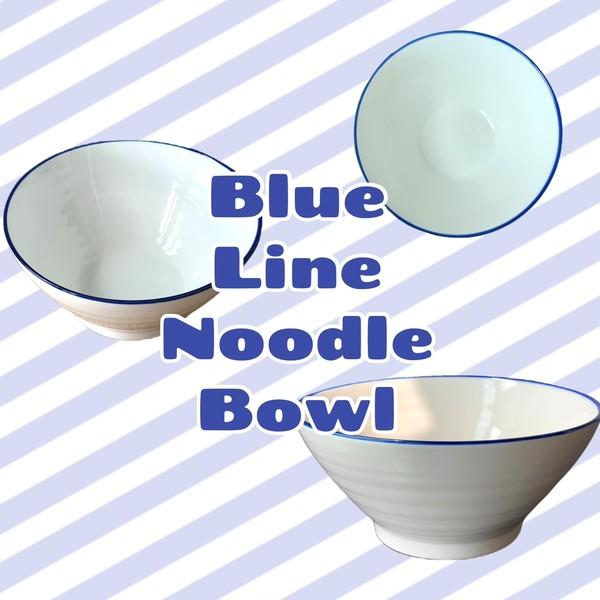 Blue line noodle bowl