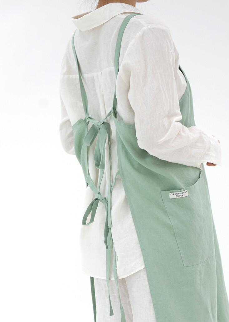 Ava apron - Pistachio