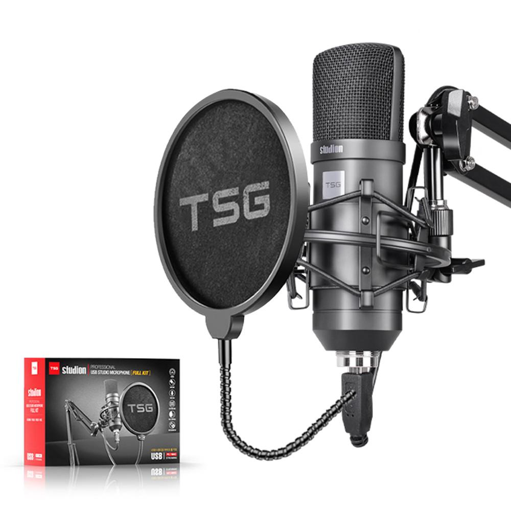 USB 방송용 유튜브 콘덴서 노래 녹음 마이크 스튜디온 풀세트