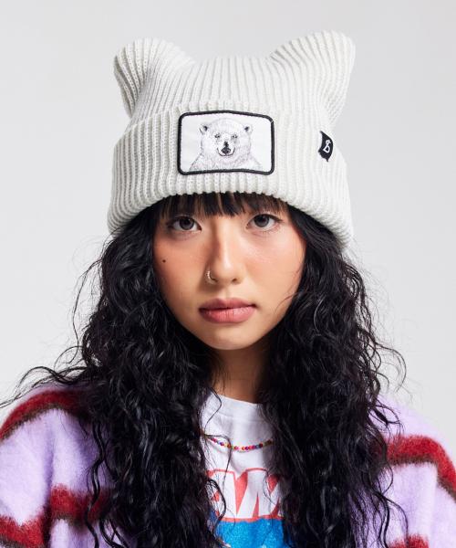 뉴 애니멀 와펜 북극곰 투톤 귀비니