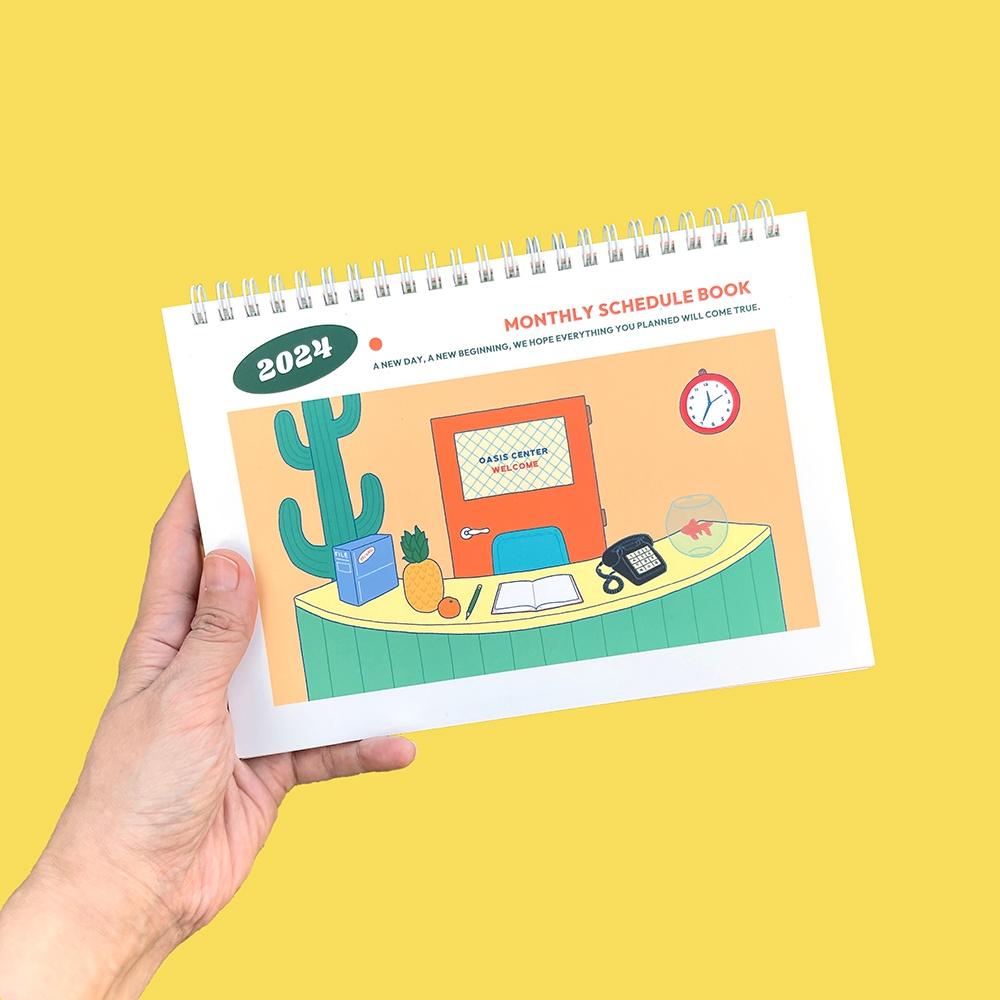 2024 먼슬리 플래너 스케줄러 핸디형
