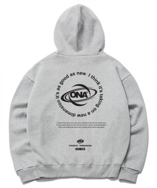 2ND 써클 인 어스 후드집업[그레이]