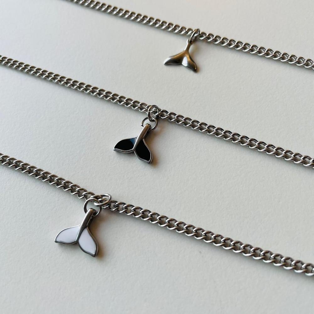 nacc 기부팔찌 멸종위기 동물 한국 바다 돌고래 상괭이 후원 고래 꼬리 팬던트 팔찌