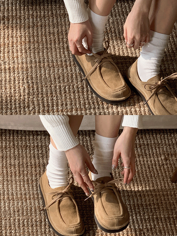 왈라비 스웨이드 로퍼 - 2color