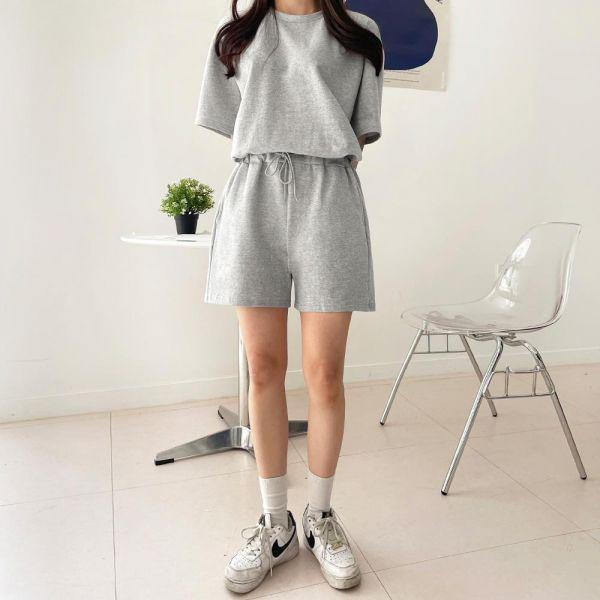 쏘옷 여성용 에이스 3컬러 반팔 반바지 트레이닝 세트