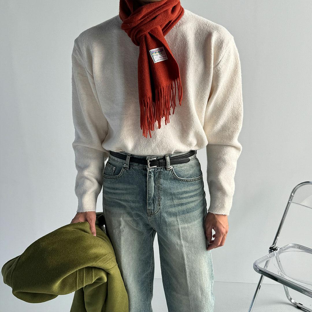 소프트 에어 루즈핏 라운드 니트 9color