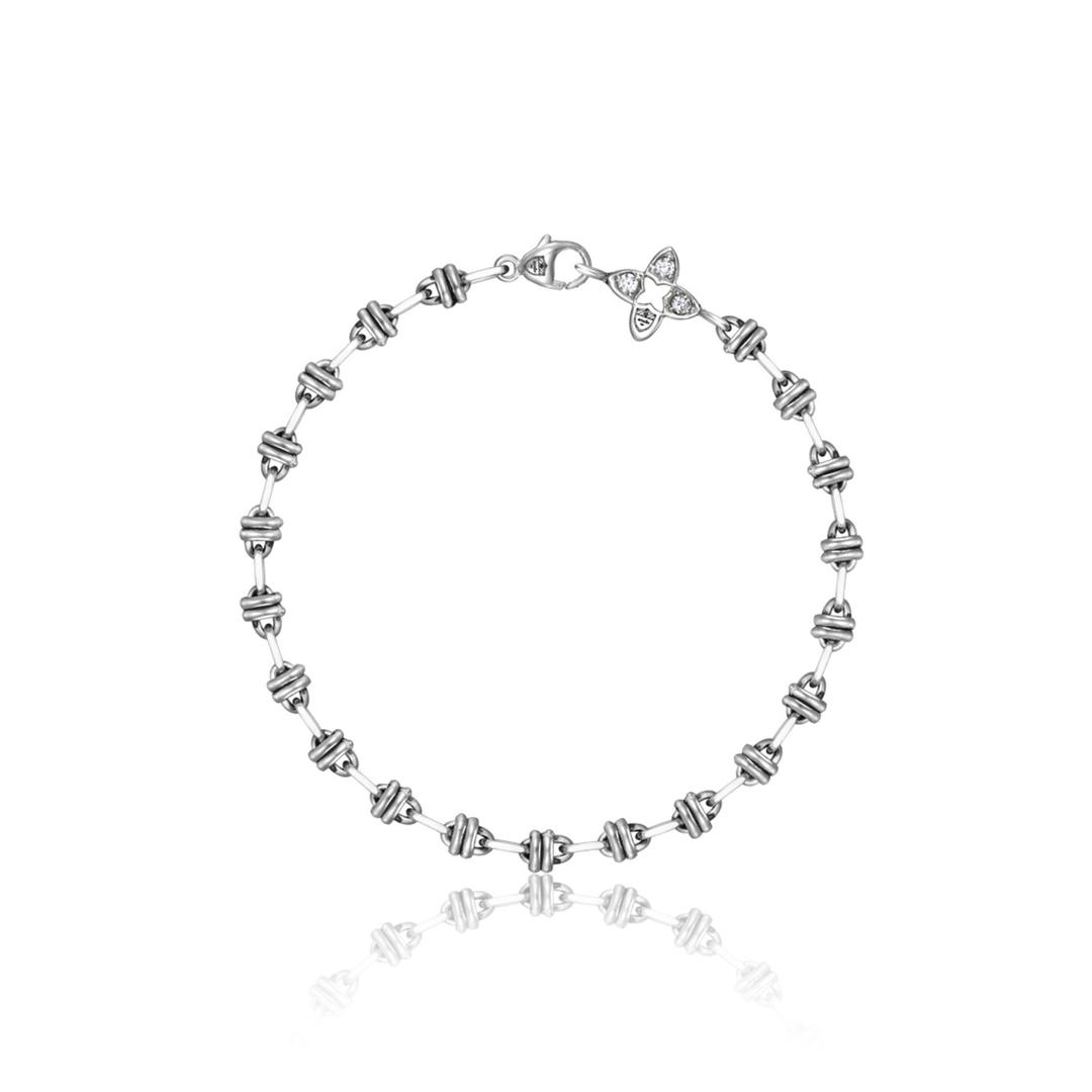 SBN.25SC02 Scudo Flower Stone Butter Roll Bracelet