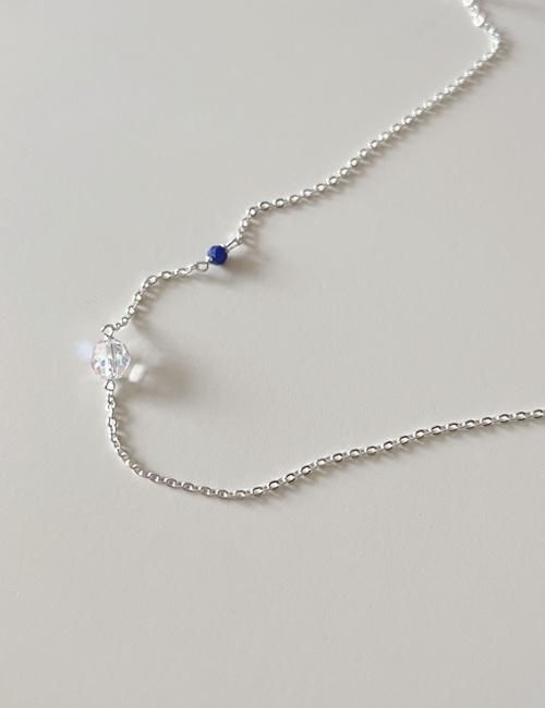 *925 silver* glow 원석 목걸이