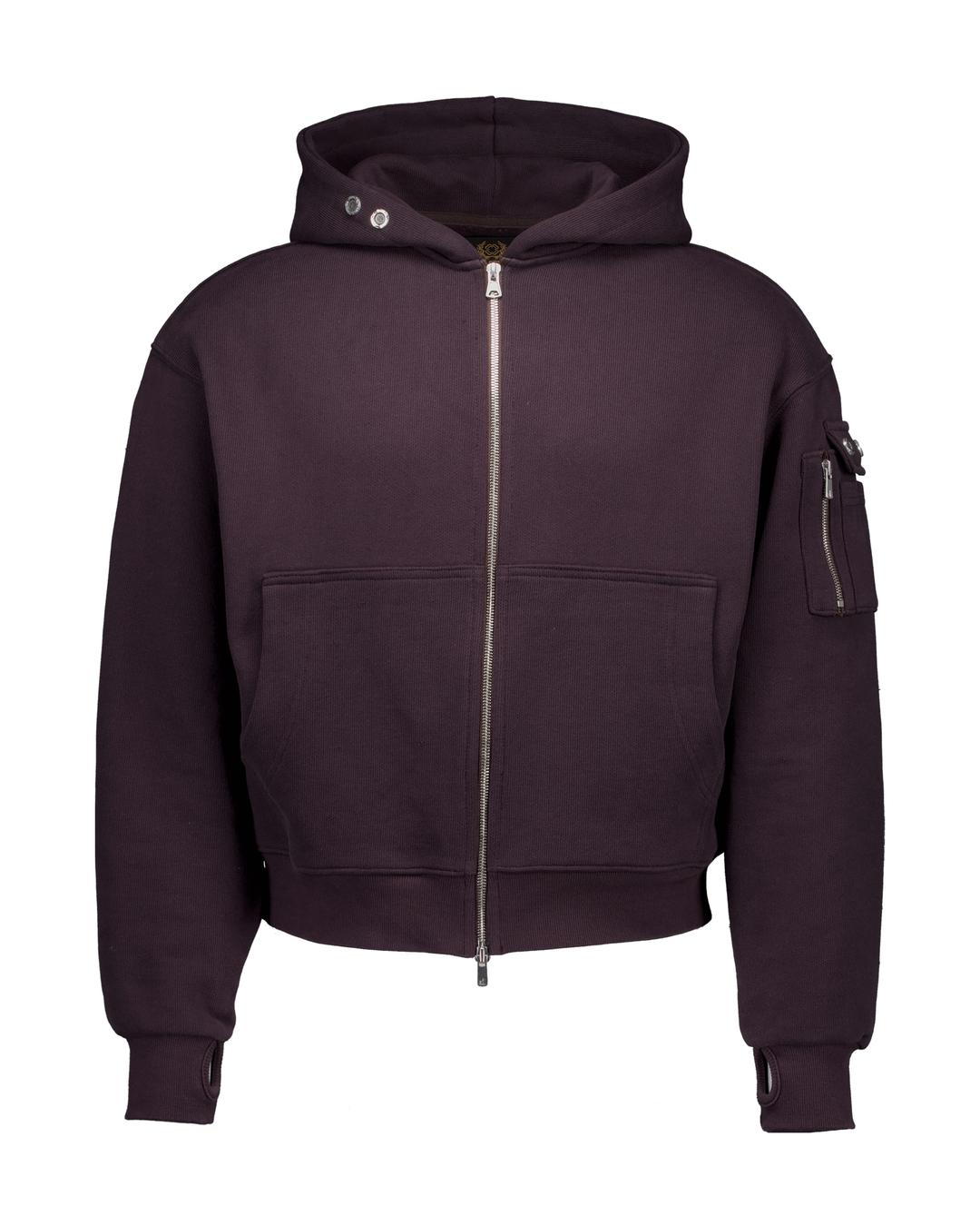 MA-1 HOODIE / blood purple