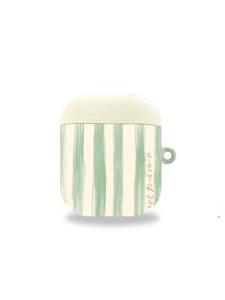 Airpods.Buds case _ Green letter