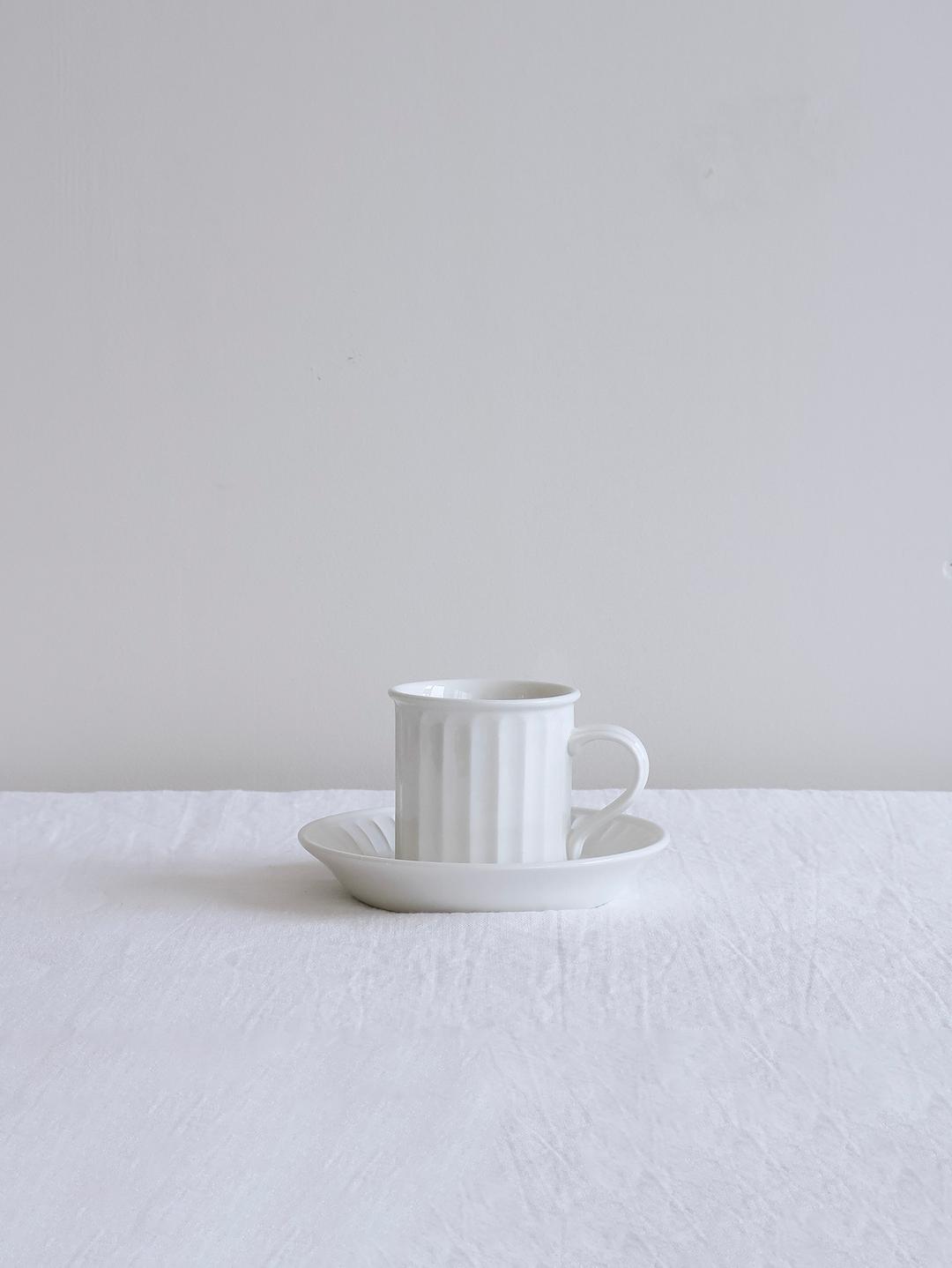 [Vintage] Portmeirion Striped Cup and Saucer