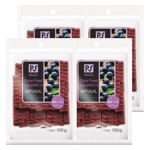 굿데이 컬러푸드 네츄럴 강아지간식, 블루베리스낵 맛, 4개입 - 간식/영양제 | 쿠팡