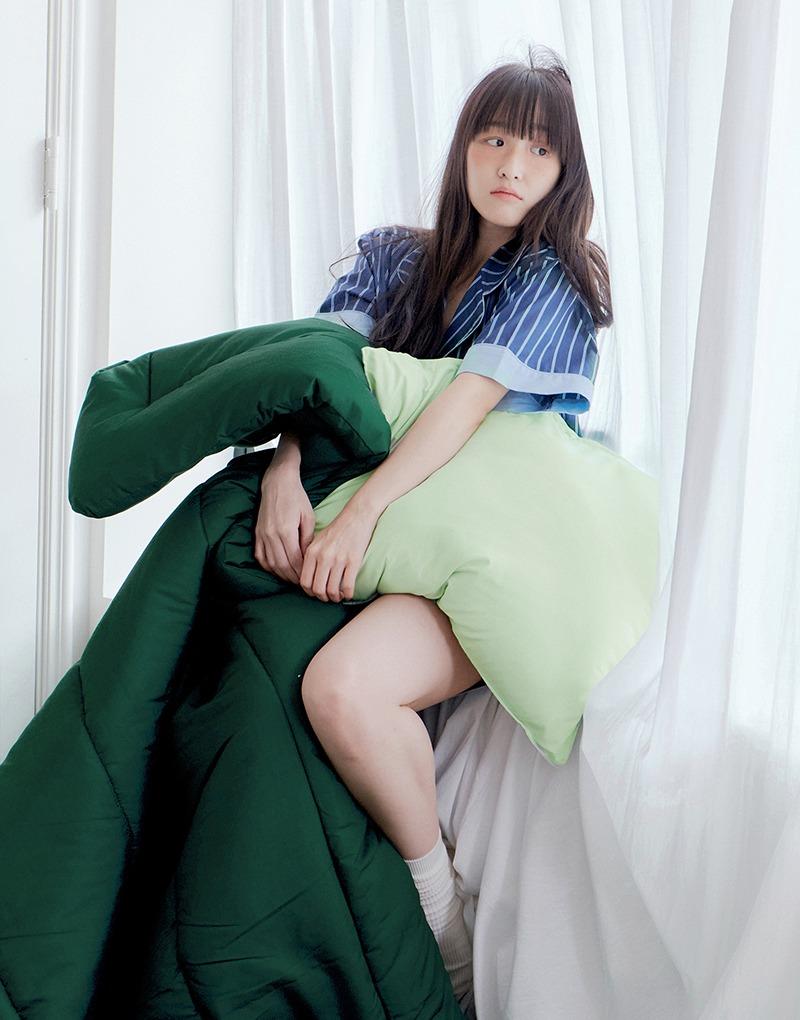 미드센추리 카이 항균 사계절 차렵이불 단품/세트 (SS/Q) 다크그린