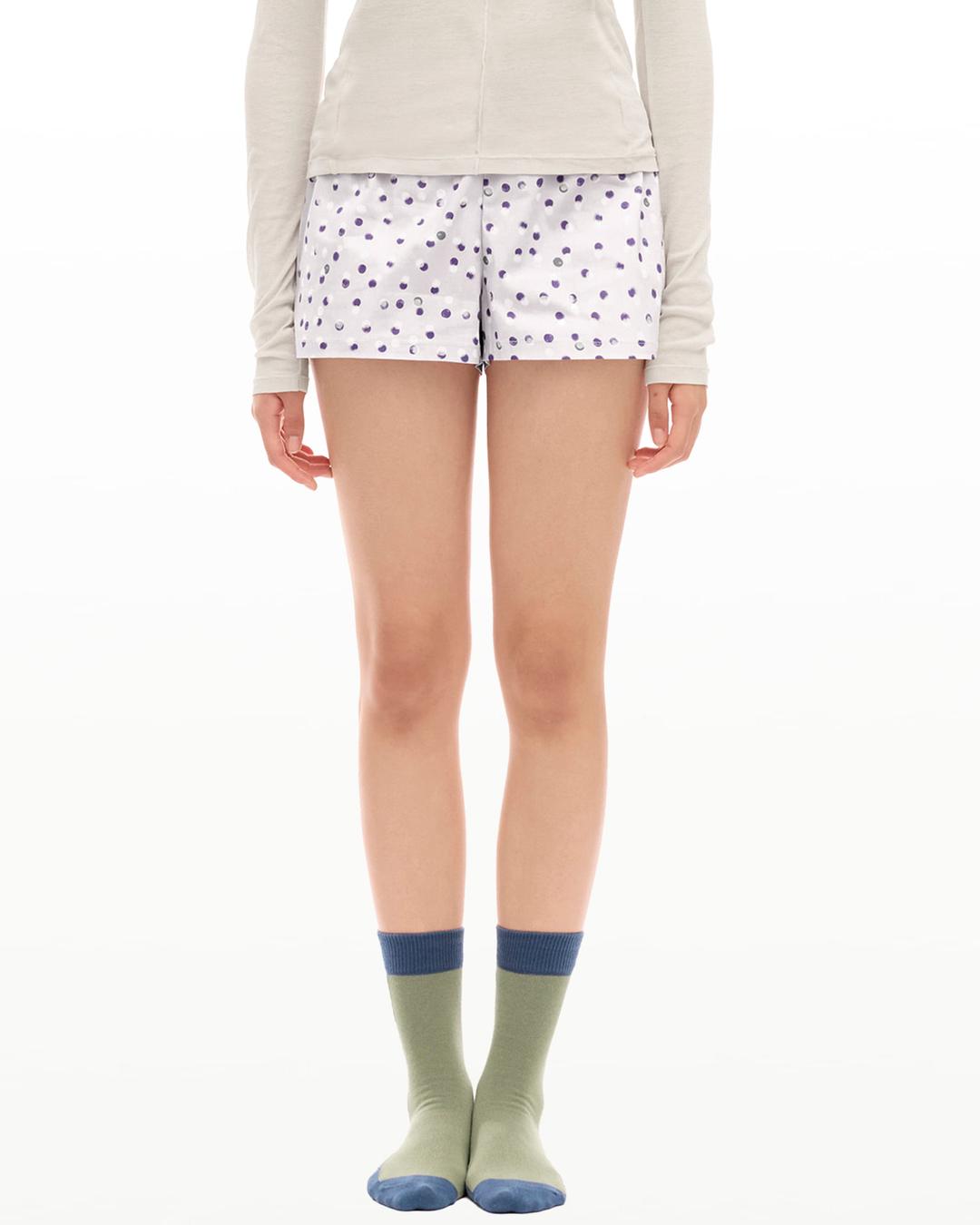 signature pajama shorts in dot print