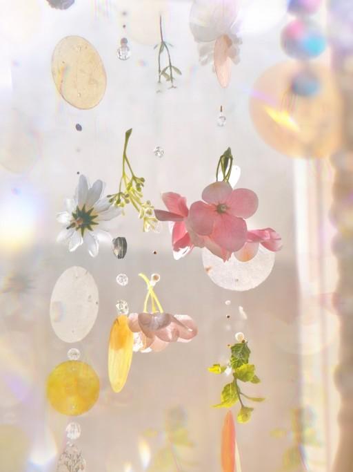 🌼💖🌿랜덤 크리스탈 자개 꽃줄기 썬캐쳐💐✨🌼