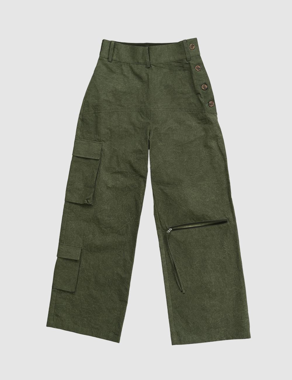 Cargo slim pants, khaki