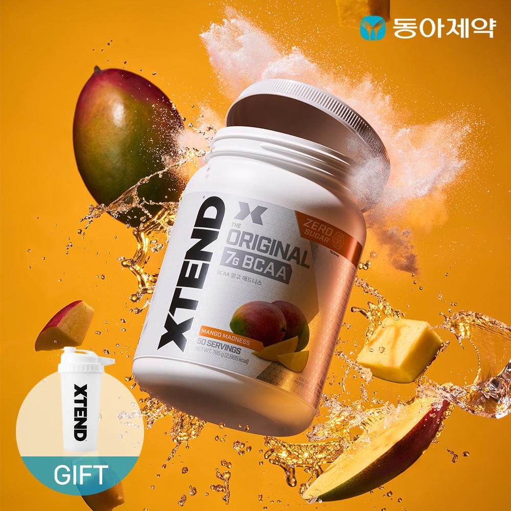 엑스텐드 BCAA 50서빙 망고맛 1통 + 쉐이커 증정