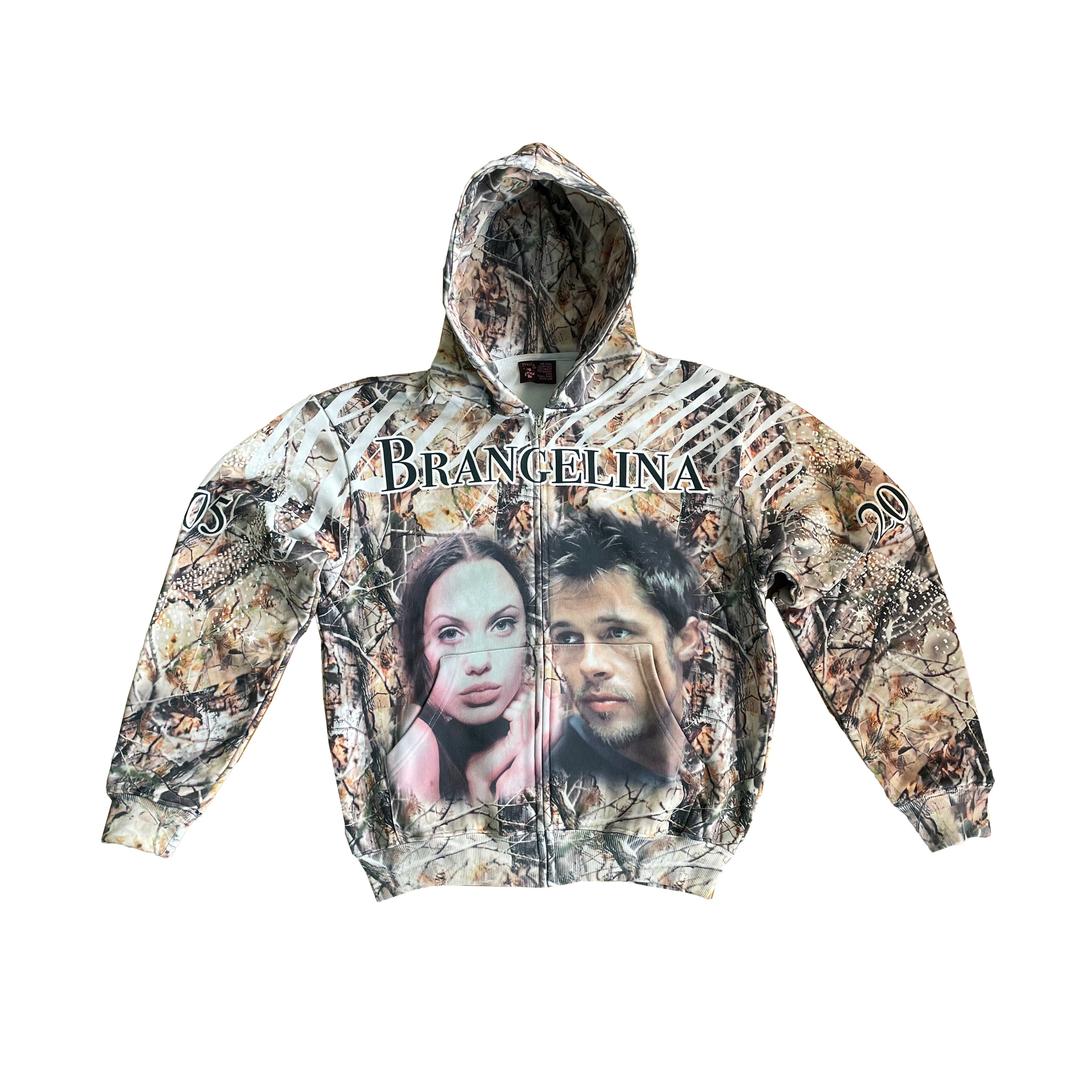Brangelina Hoodie Camo - S