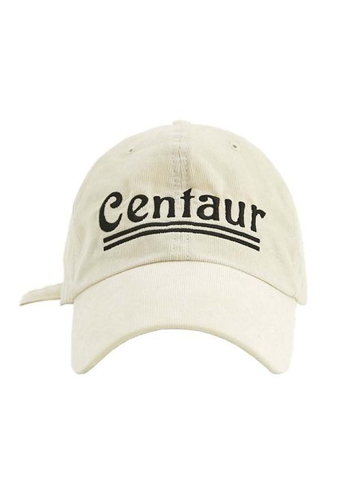 CORDUROY CENTAUR BALL CAP_BEIGE