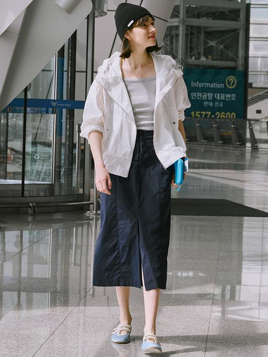 3105 썸머 나일론 스커트 (네이비)