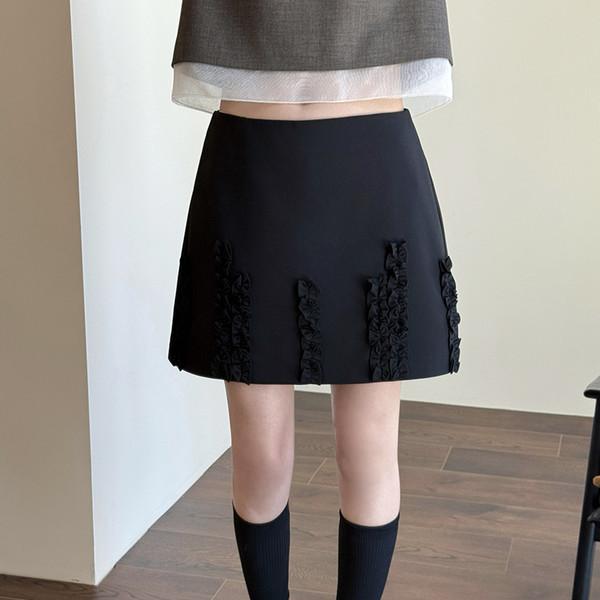 Frill Line Mini Skirt