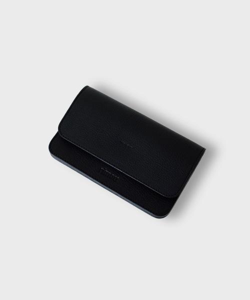 크레페 롱 왈렛 (블랙)