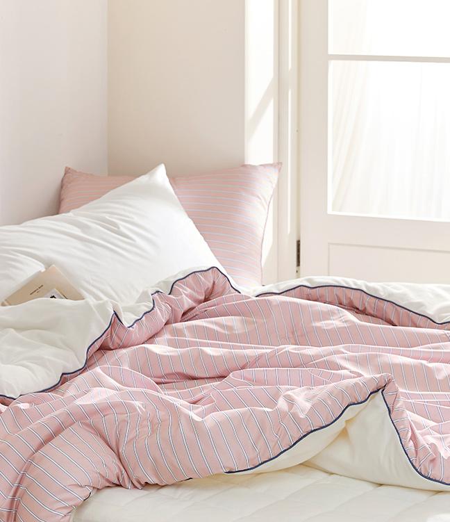 두잉 알러지케어 밍크극세사 다운필 차렵이불