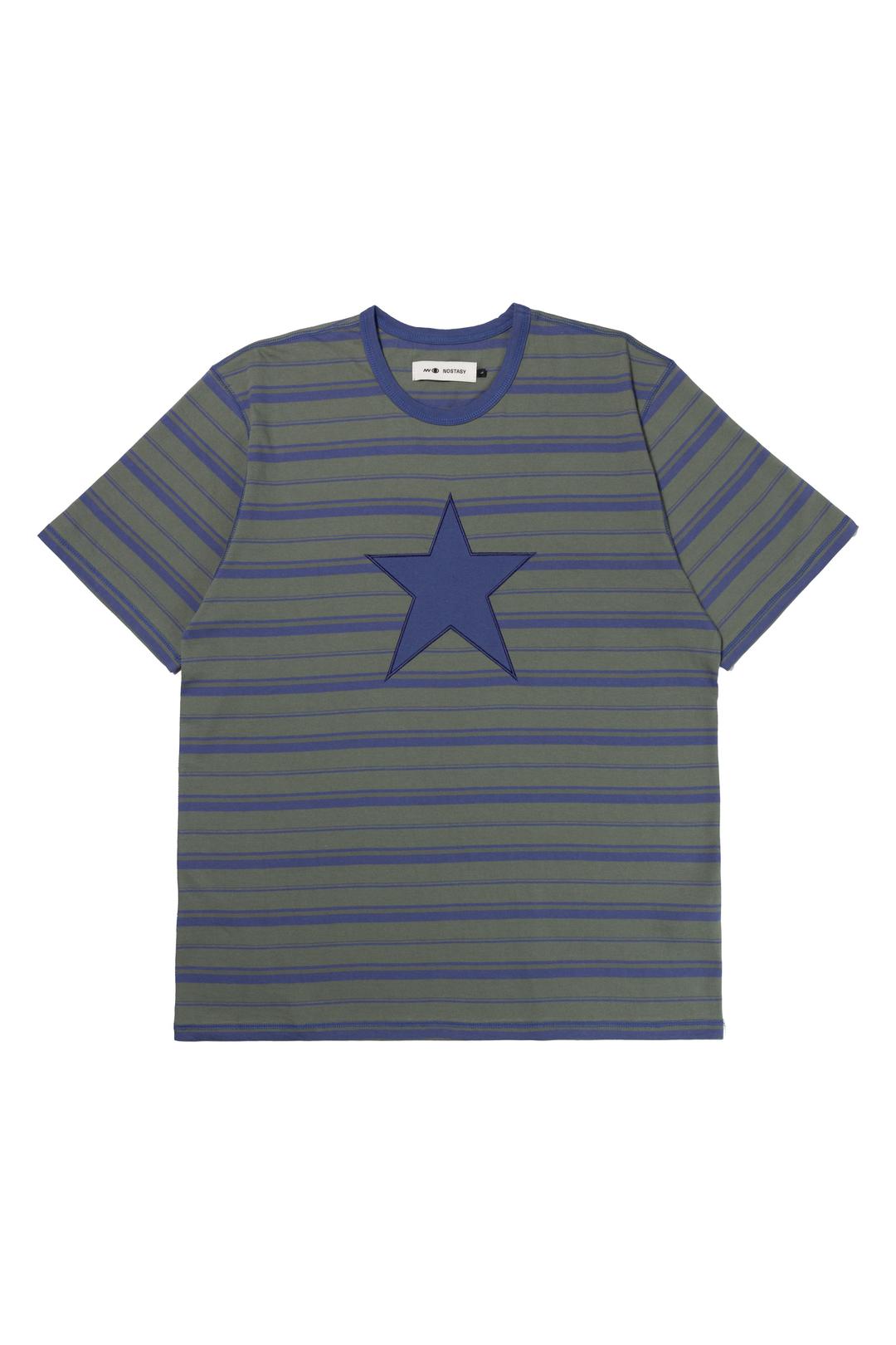 NOSTASY STRIPE STAR TEE - S