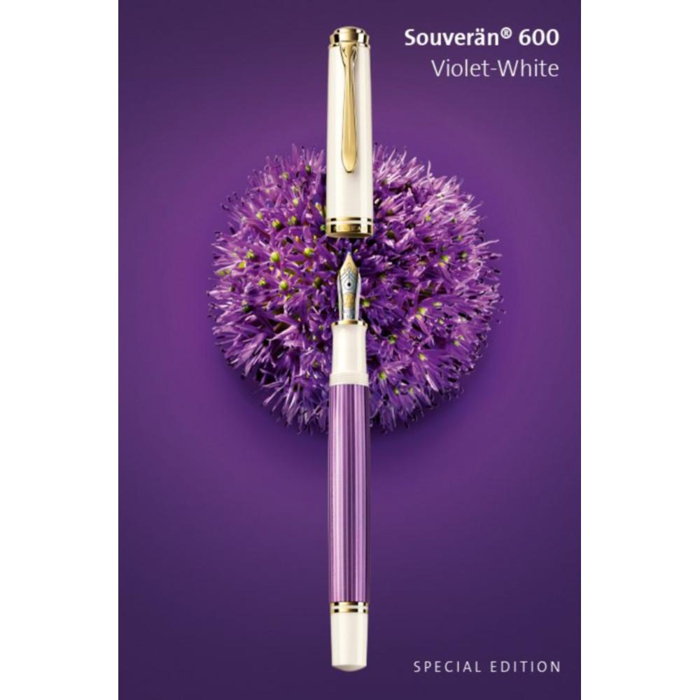 펠리칸 M600 수베레인 바이올렛 화이트 한정판
