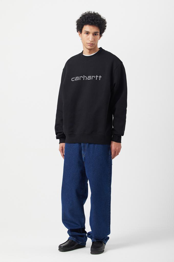 RIVET SCRIPT SWEATSHIRT