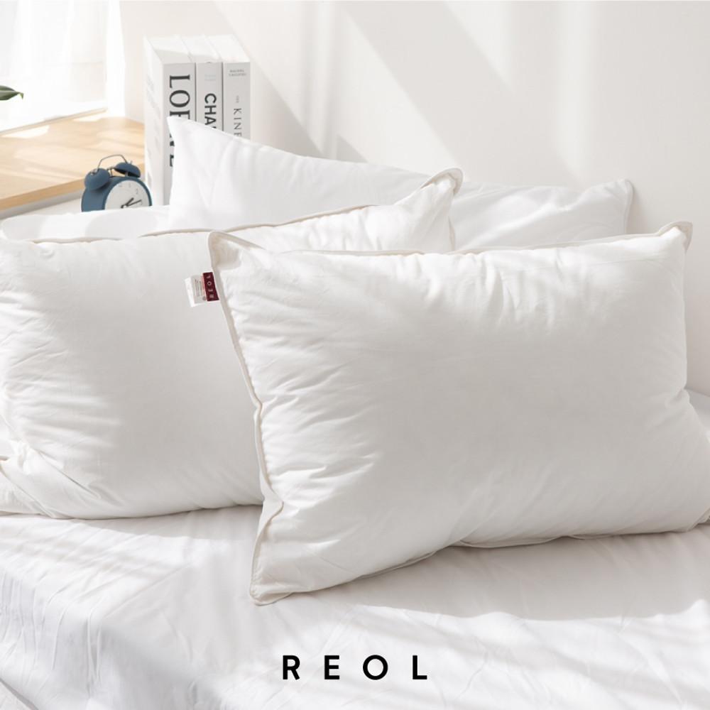 호텔 베개 구스 거위털 다운 마약 베개솜 르올