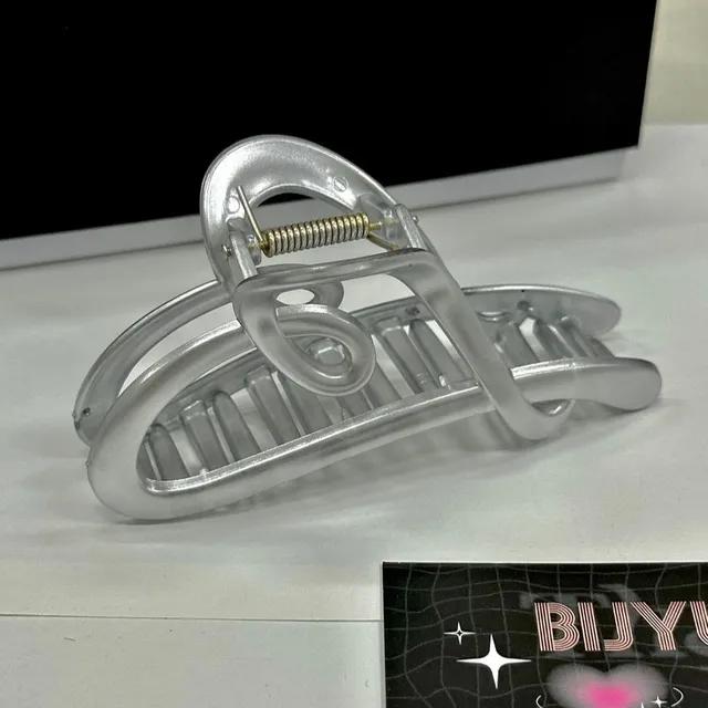 [발레코어/y2k] 실버무광메탈집게핀