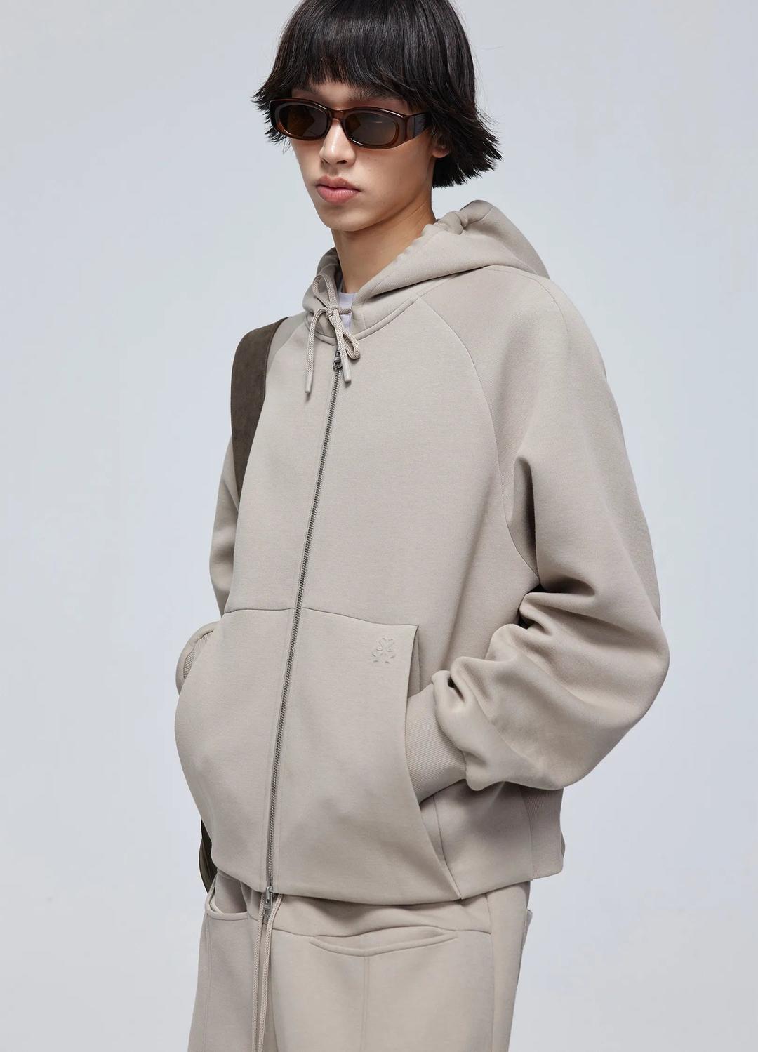 Embossed Logo Hoodie - S / Sand
