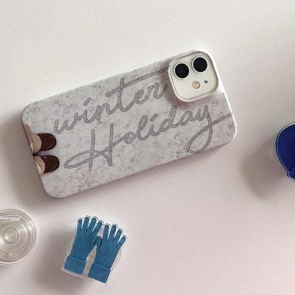 [set할인] snow letter 케이스 with 투명 스마트톡