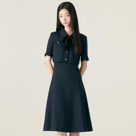 이런 상품 어때요? 로엠 반팔 조직감 2in1 원피스 RMOWF37R16