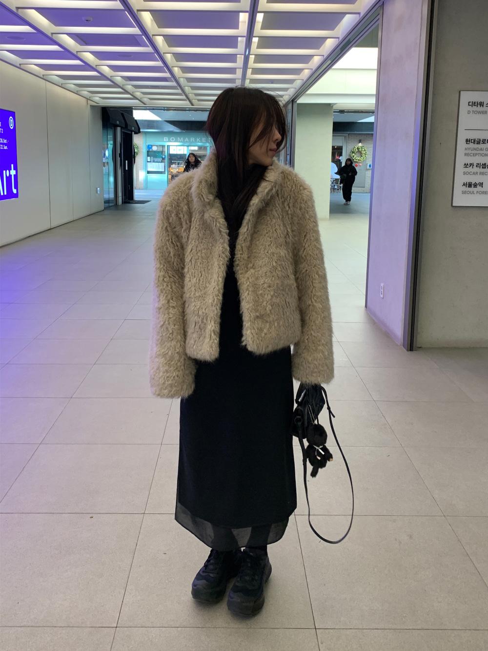 [리어스 제작] 윈터 레이어 스커트 (black)