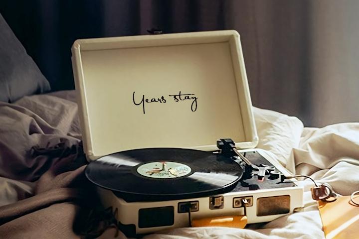 [해외] Years stay 감성 블루투스 레코드 턴테이블 LP플레이어