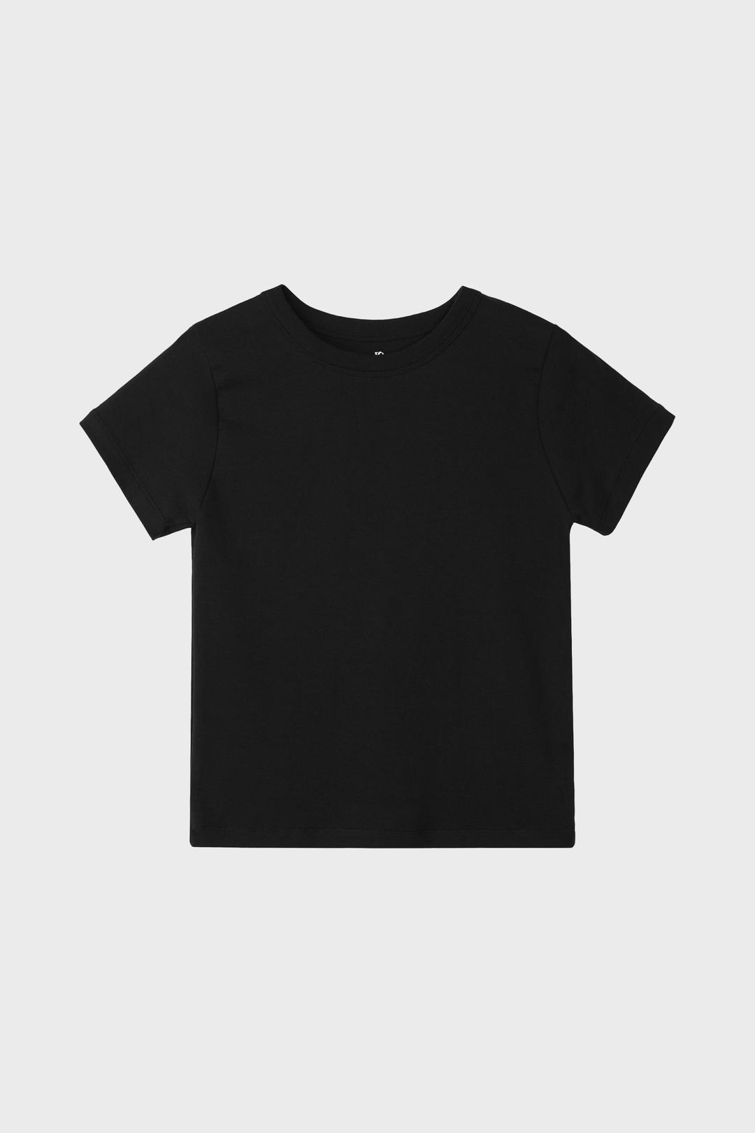 basic round t-shirts_black
