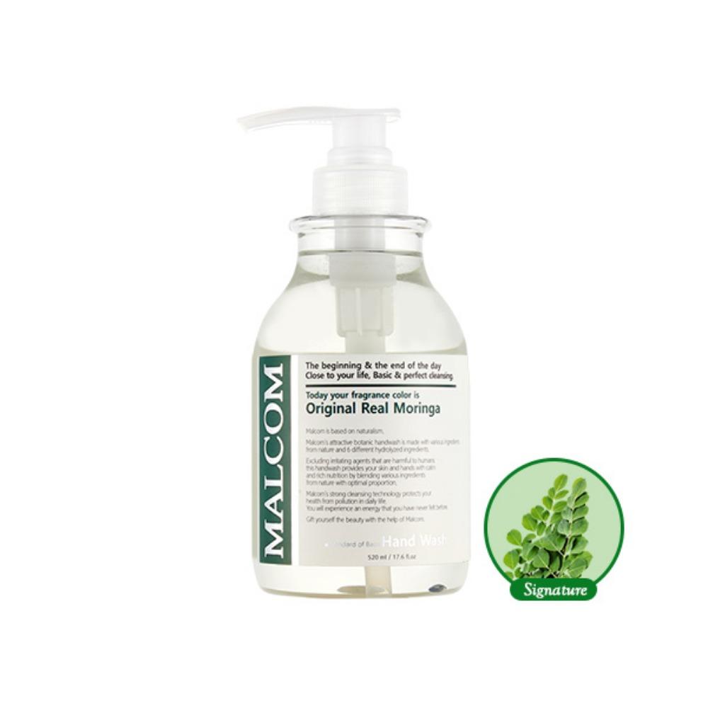말콤 어트랙티브 보타닉 핸드워시 오리지널 리얼 모링가 520ml