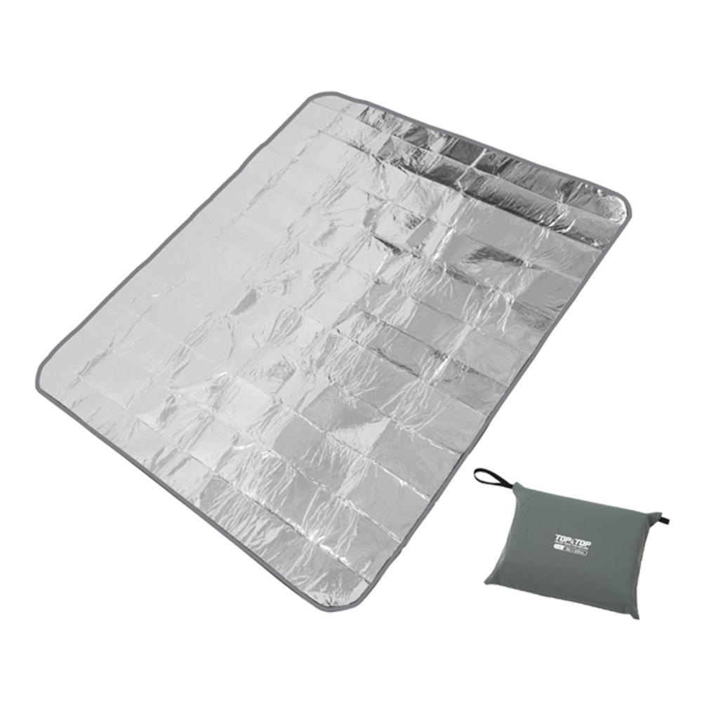 탑앤탑 써모블랑켓매트 열반사 은박매트 은박돗자리 냉기차단 백패킹 트레킹 하이킹 피크닉 휴대용 돗자리 M