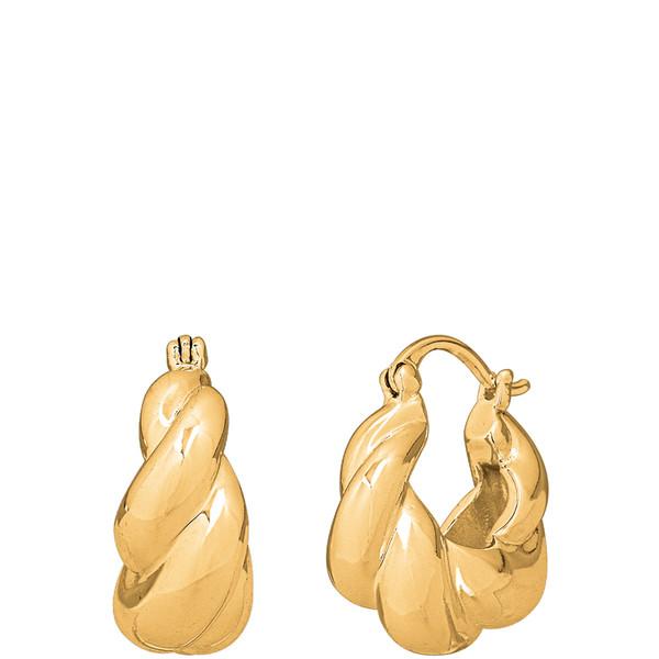 Husk Hoop Earrings - Gold