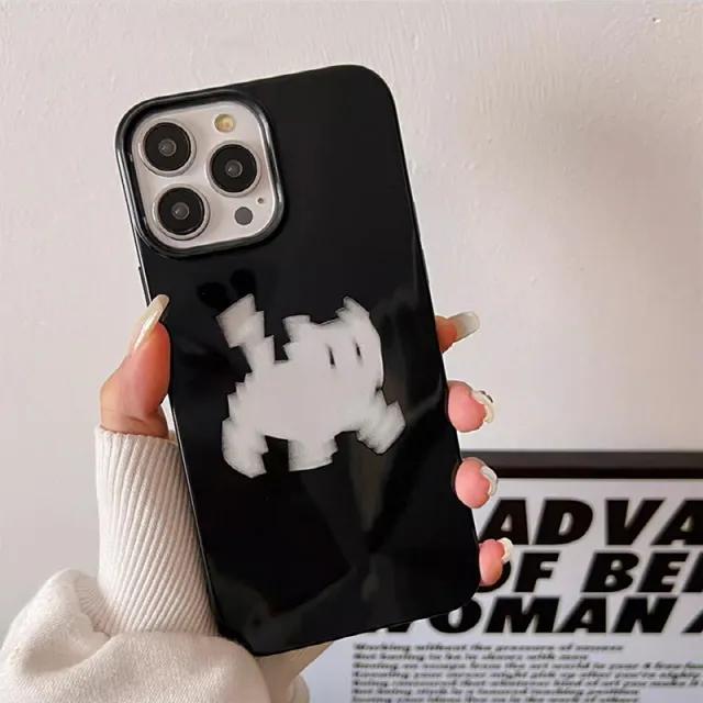 🚀당일출고🚀퍼지❤고양이 블랙 아이폰케이스[7 SE 11 12 13 14 15 PRO MAX MINI 프로맥스 미니]