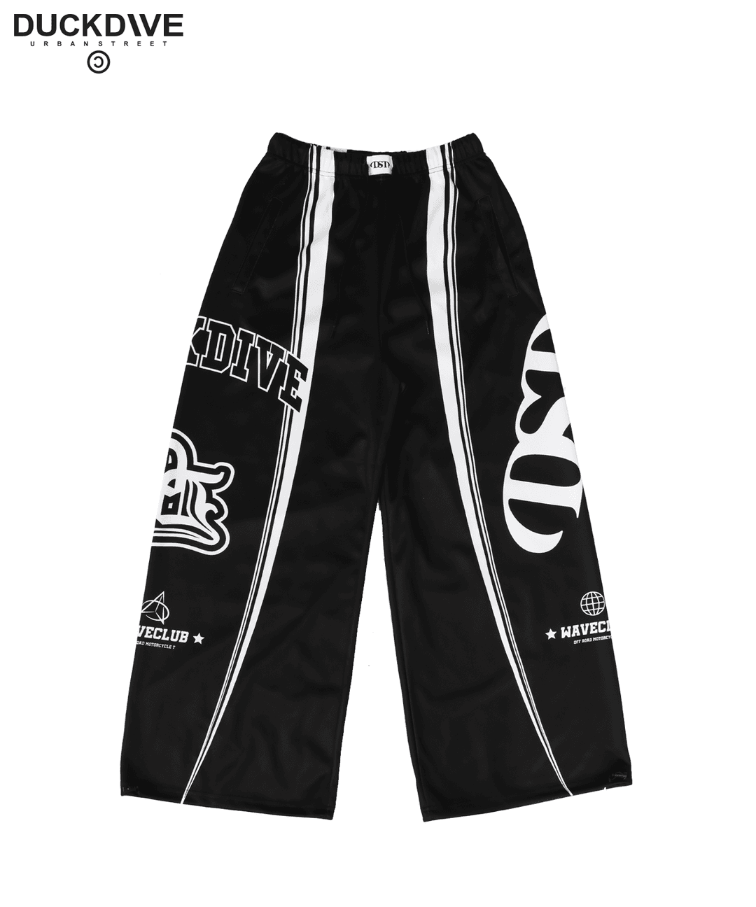 오프로드 와이드 팬츠 블랙