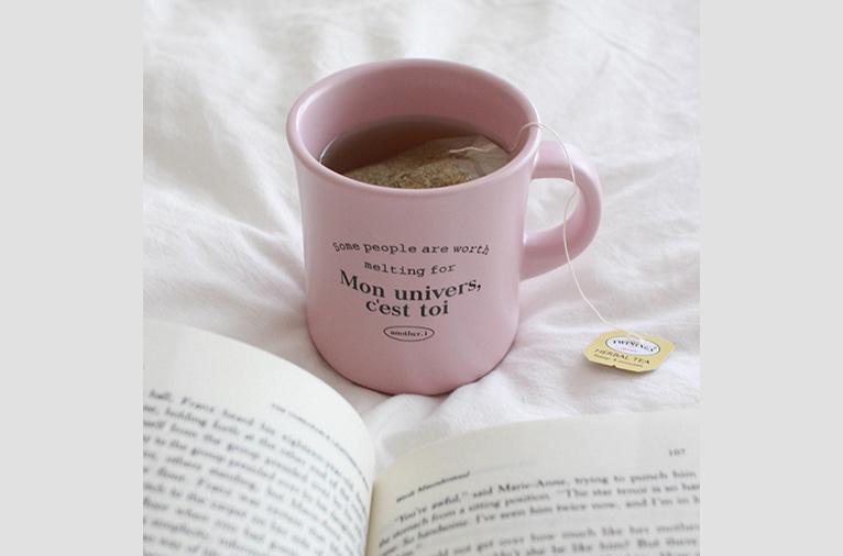 [어나덜아이] 어나더 레터링 머그컵_핑크 (재입고)