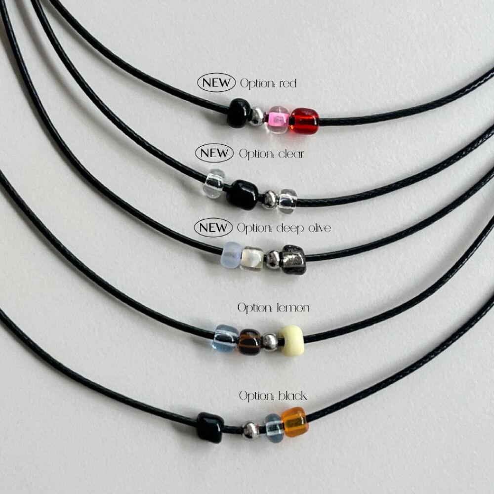 [NEW COLOR][스트레이키즈 필릭스 착용]Leather Choker.(5color)