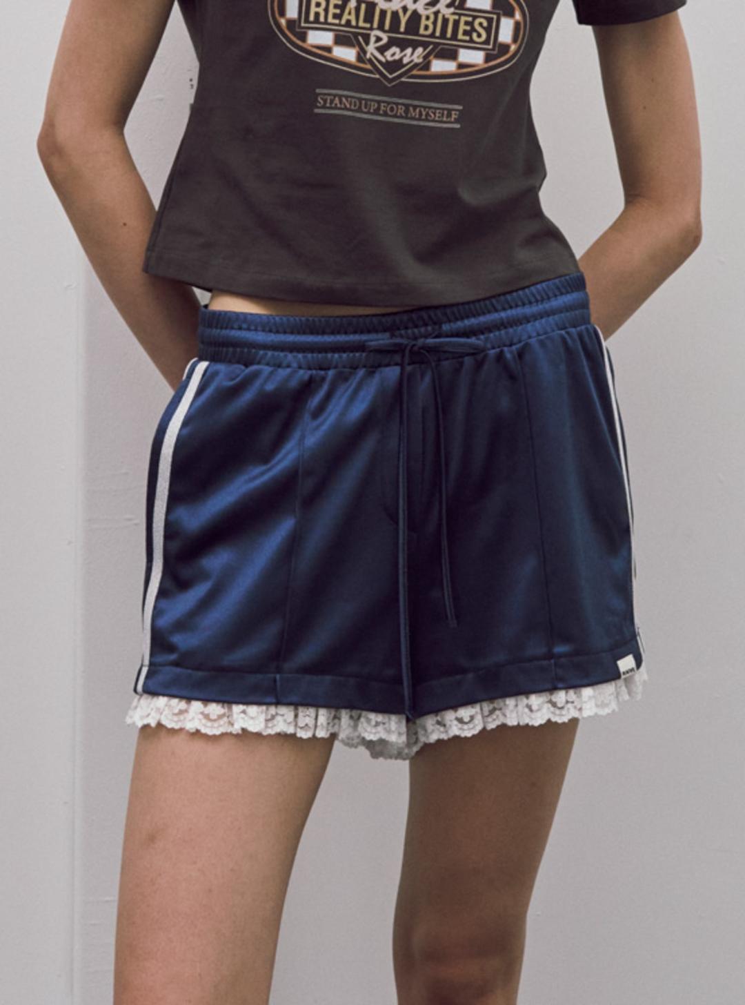 Lace Track Shorts VW5ML487_2color