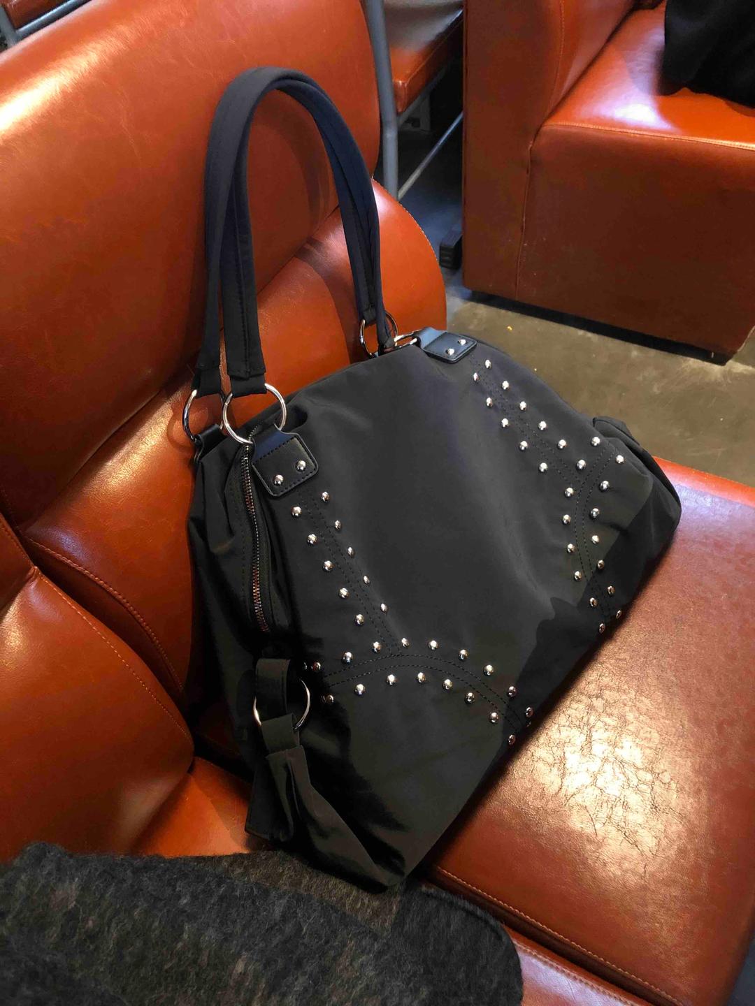 applique shoulder bag