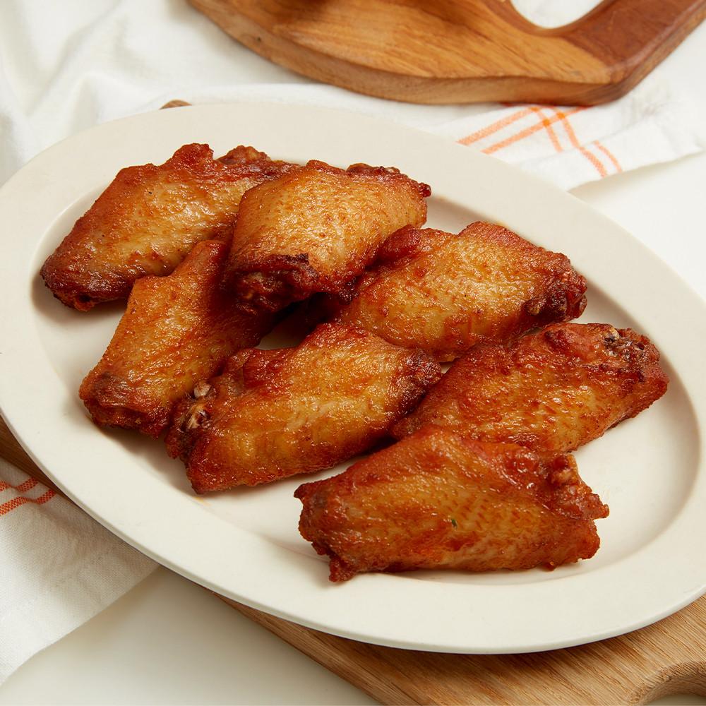 매콤한 치킨 윙 1Kg - 치킨, 노브랜드 치킨 에어프라이어/ 아이스박스 무료포장(냉동)