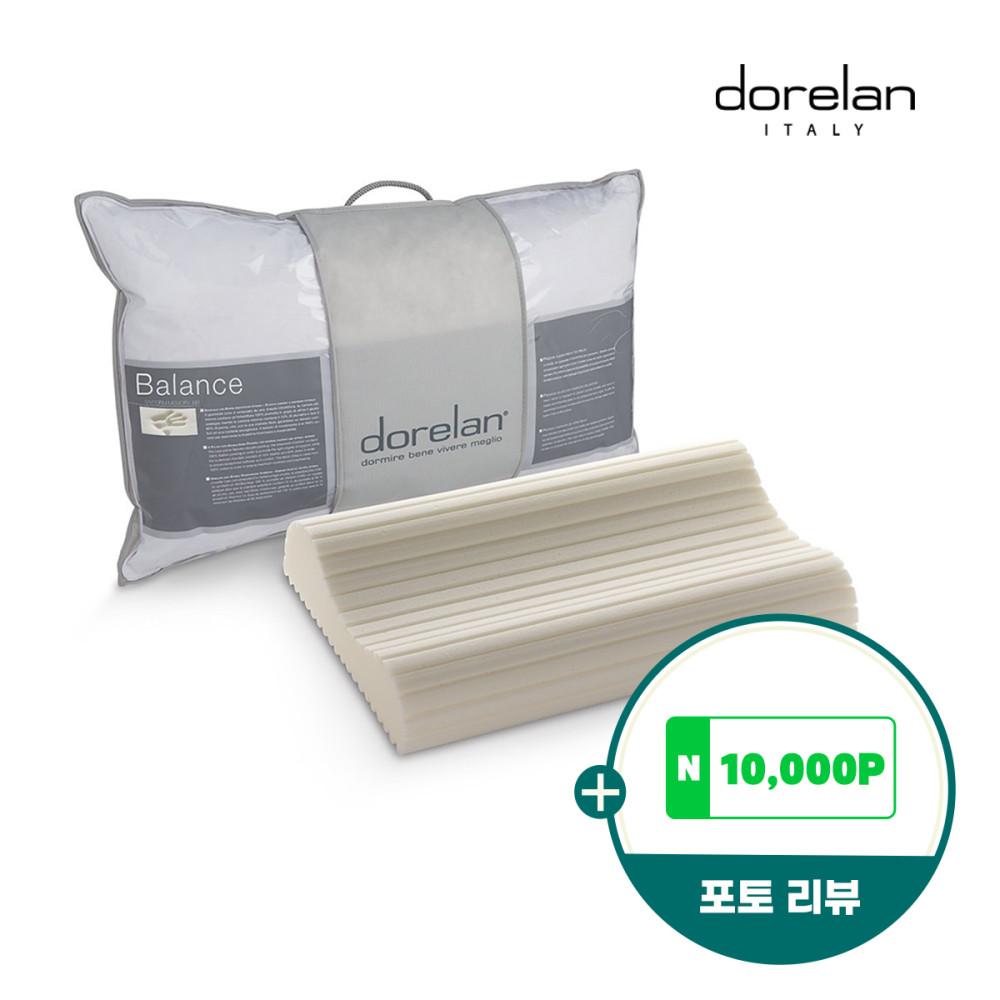 [10%할인+리뷰이벤트] 밸런스 메모리폼 경추 베개 (로우/미디움) : dorelan korea