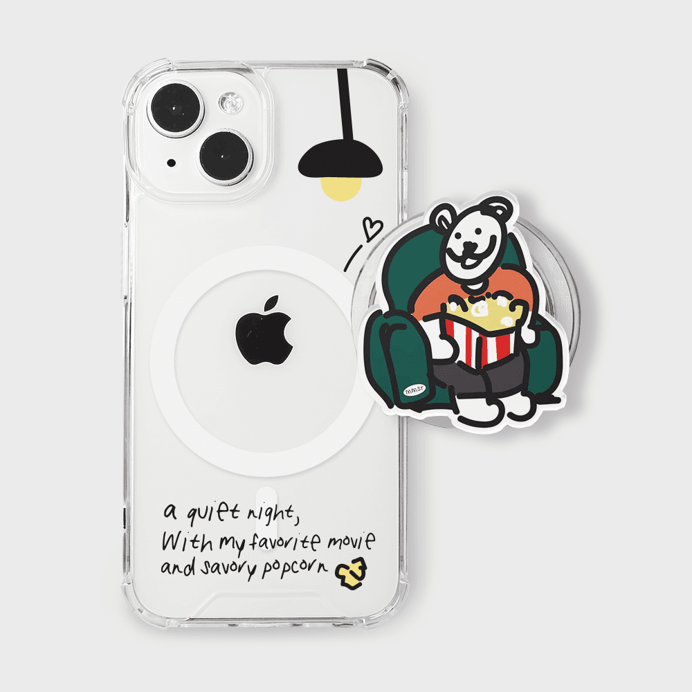 [murmursroom]페이보릿타임 젤하드 케이스 + 맥세이프 스마트톡 세트